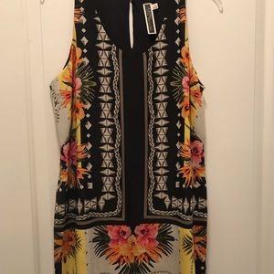 Julian Taylor Hawaiian 🌺 Flowered Printed Dress